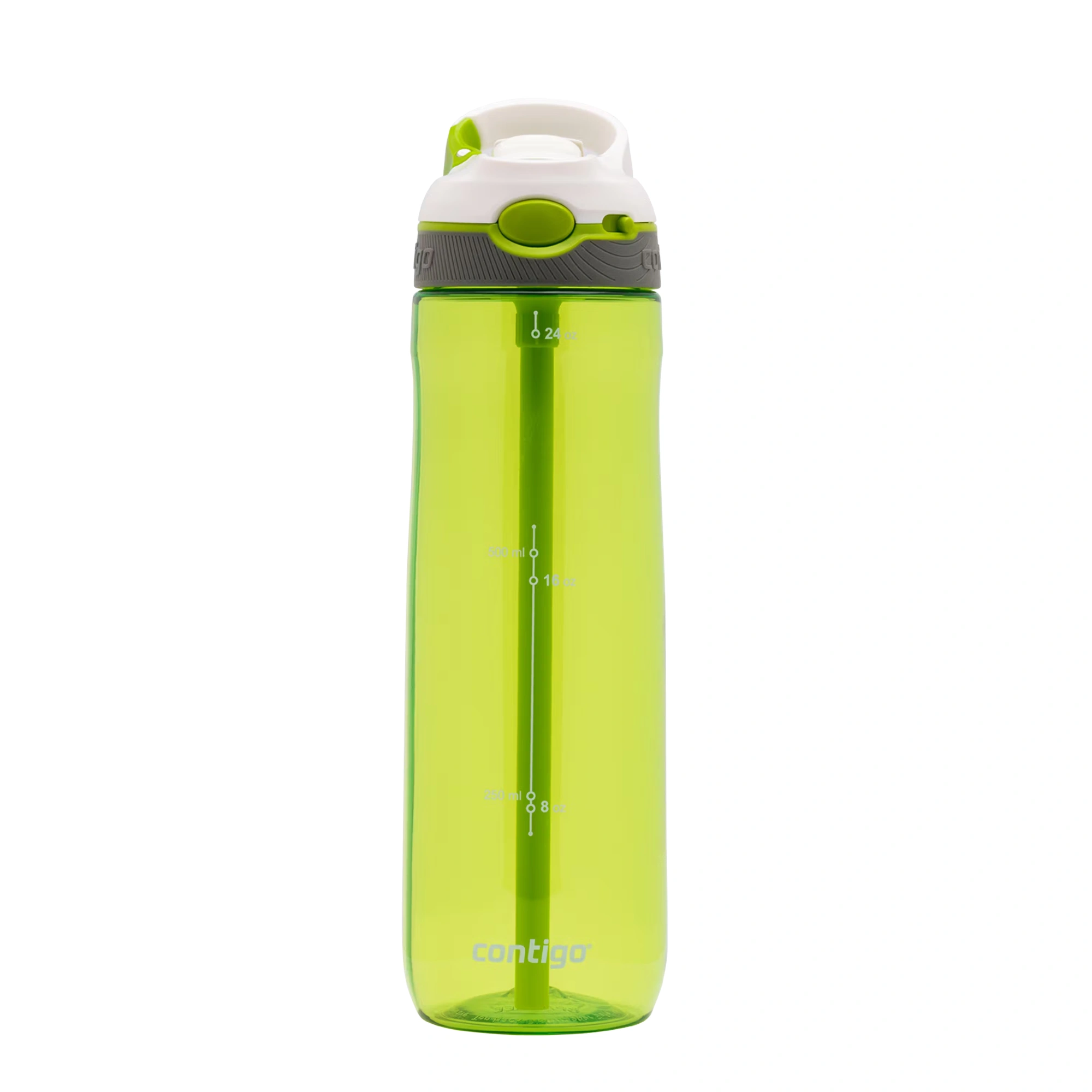 Contigo Autospout Ashland Water Bottle – Stainless Steel, 720 ml, Citron