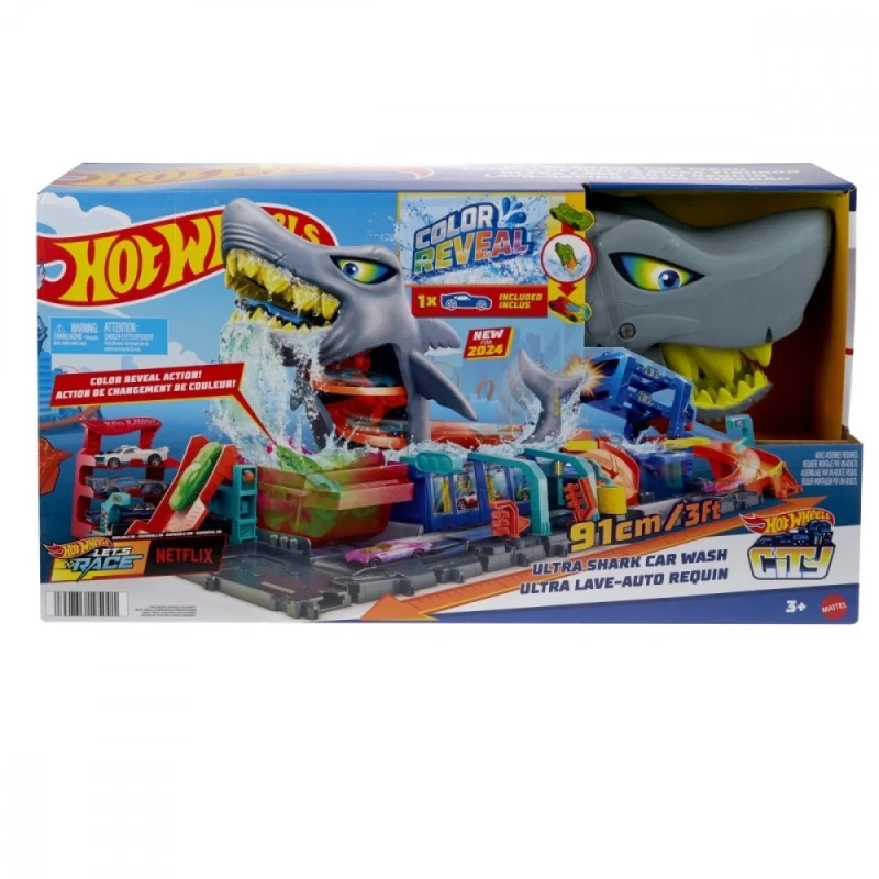 Hot Wheels City Shark Car Wash | HTN82
