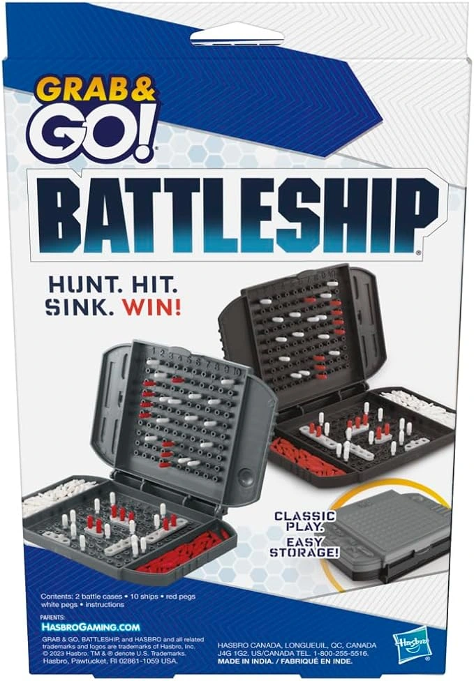 Hasbro Battleship Grab And Go Game | HBGMF8252