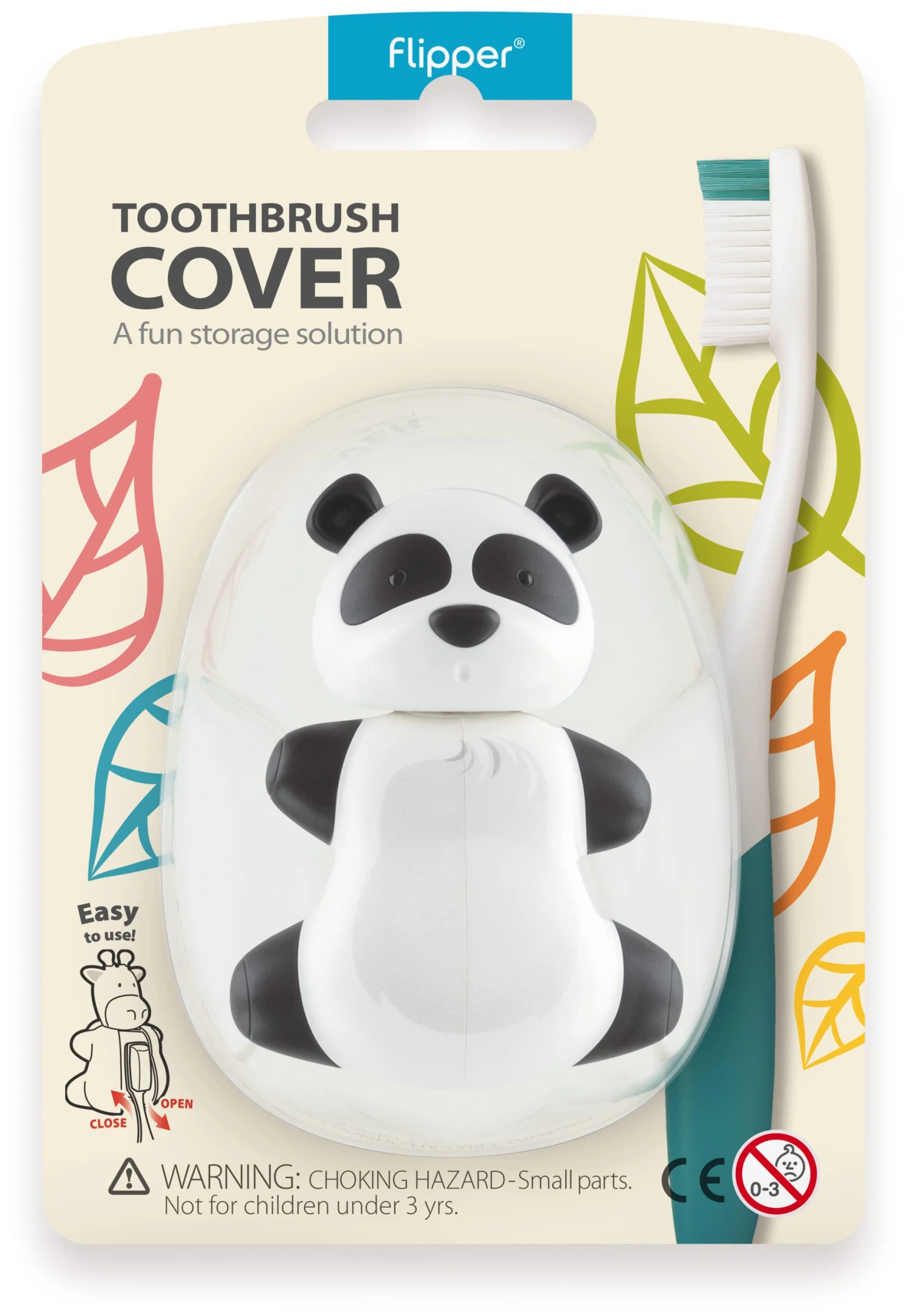 Flipper - Toothbrush Cover Animal / Panda