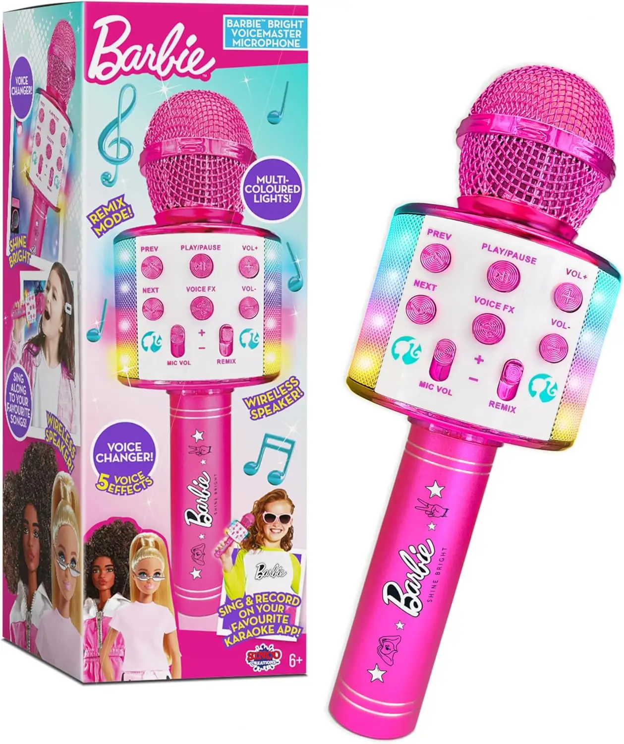 🎤 Barbie Bright Voicemaster Microphone