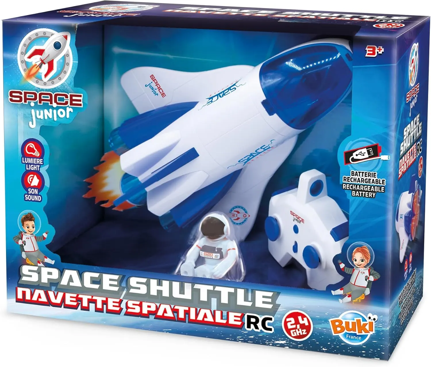 Interactive Toy, Buki France, RC Space Shuttle, 28 cm