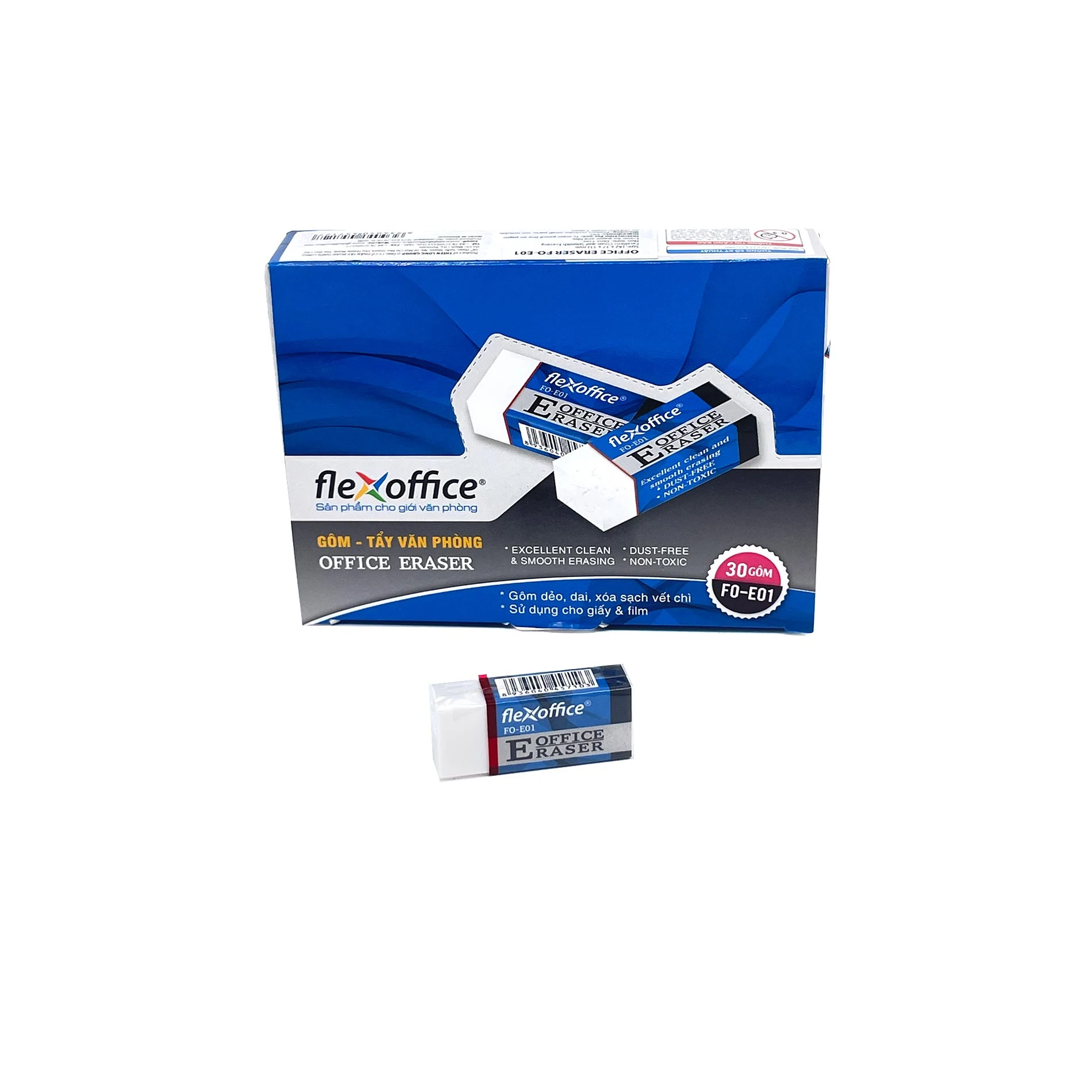 Flexoffice Eraser FO-E01 | 30pcs Box