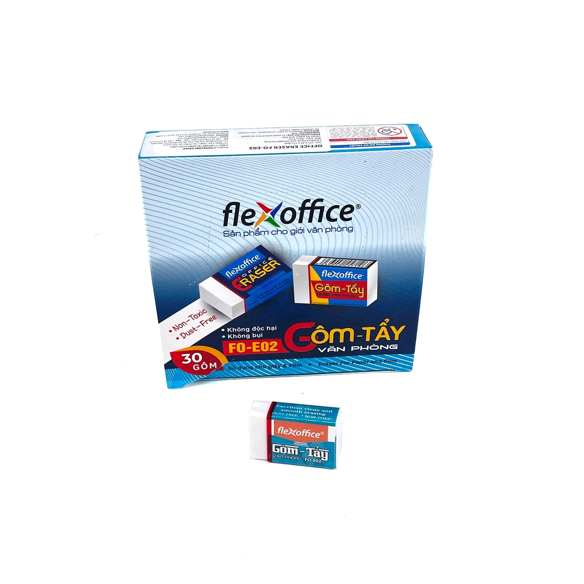 Flexoffice Eraser FO-E02 30Pcs/Box			