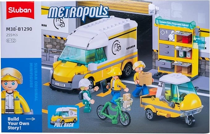 قطار المدينة الداخلي متروبوليس – طقم تركيب 255 قطعة (M38-B1290)