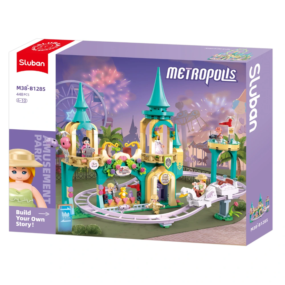 قطار الملاهي متروبوليس – طقم تركيب 448 قطعة