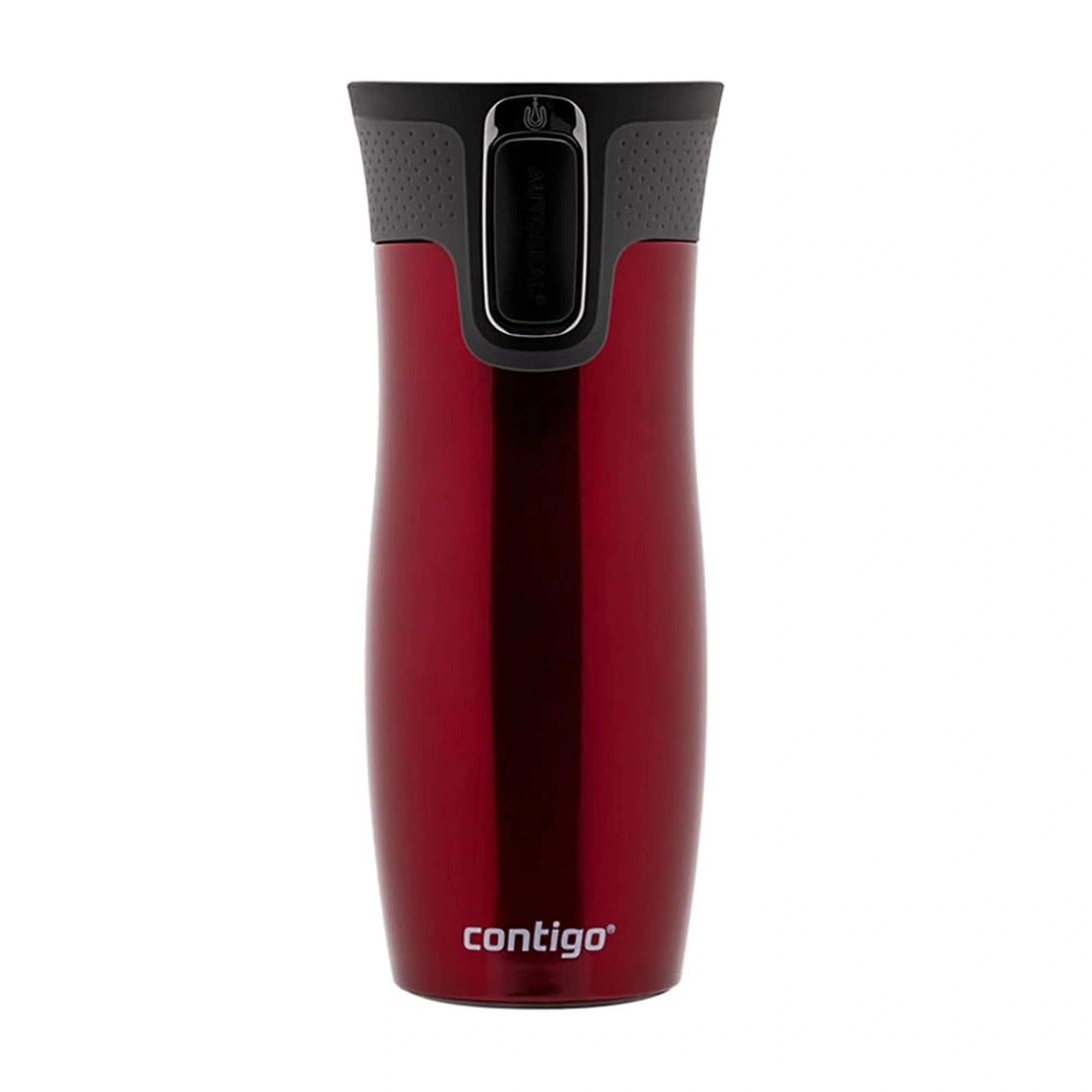 Contigo Autoseal West Loop Travel Mug – Stainless Steel, 470 ml, Red