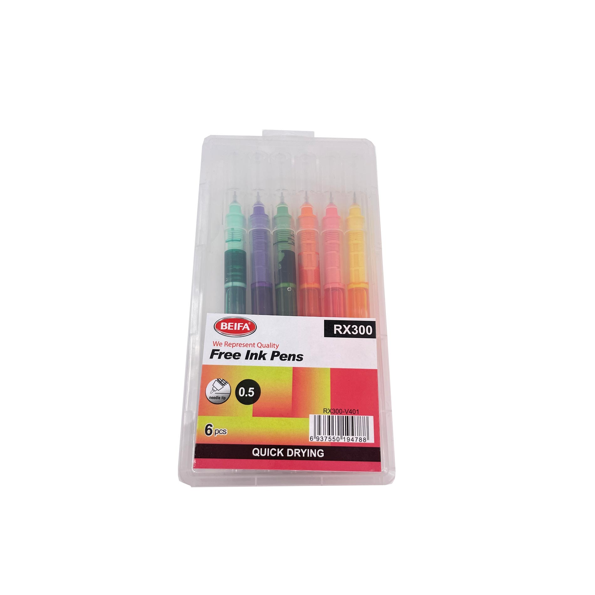 Beifa 0.5 mm Fineliner 6 Colors Pens