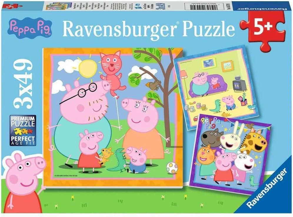 Ravensburger Peppa Pig Dominoes Set for Children Age 3 Years and Up -A Ravensburger Peppa Pig Dominoes Set for Children Age 3 Years and Up -A