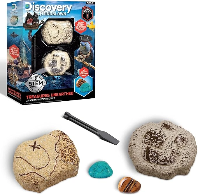 مجموعة تنقيب عن الحفريات من ديسكفري للأطفال من 6 سنوات فما فوق