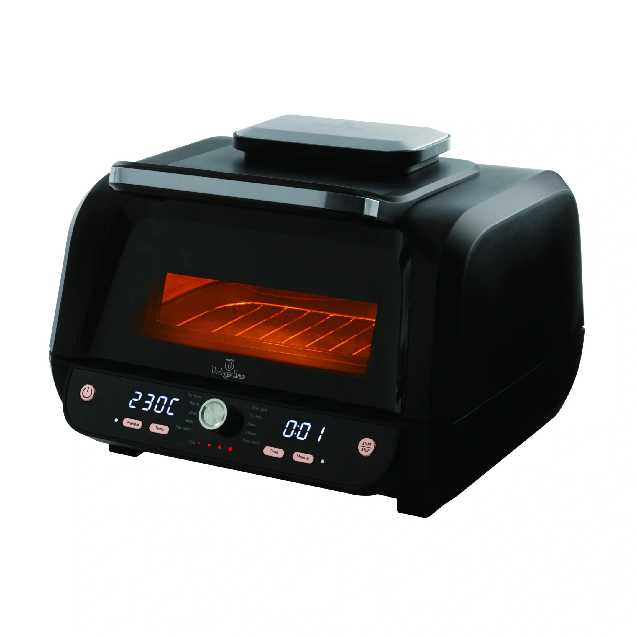 Berlinger Haus 12in1 Air Grill - Black-Rose