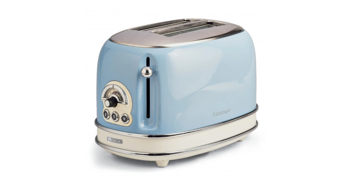 Ariete Vintage 2-Slice Toaster - Blue