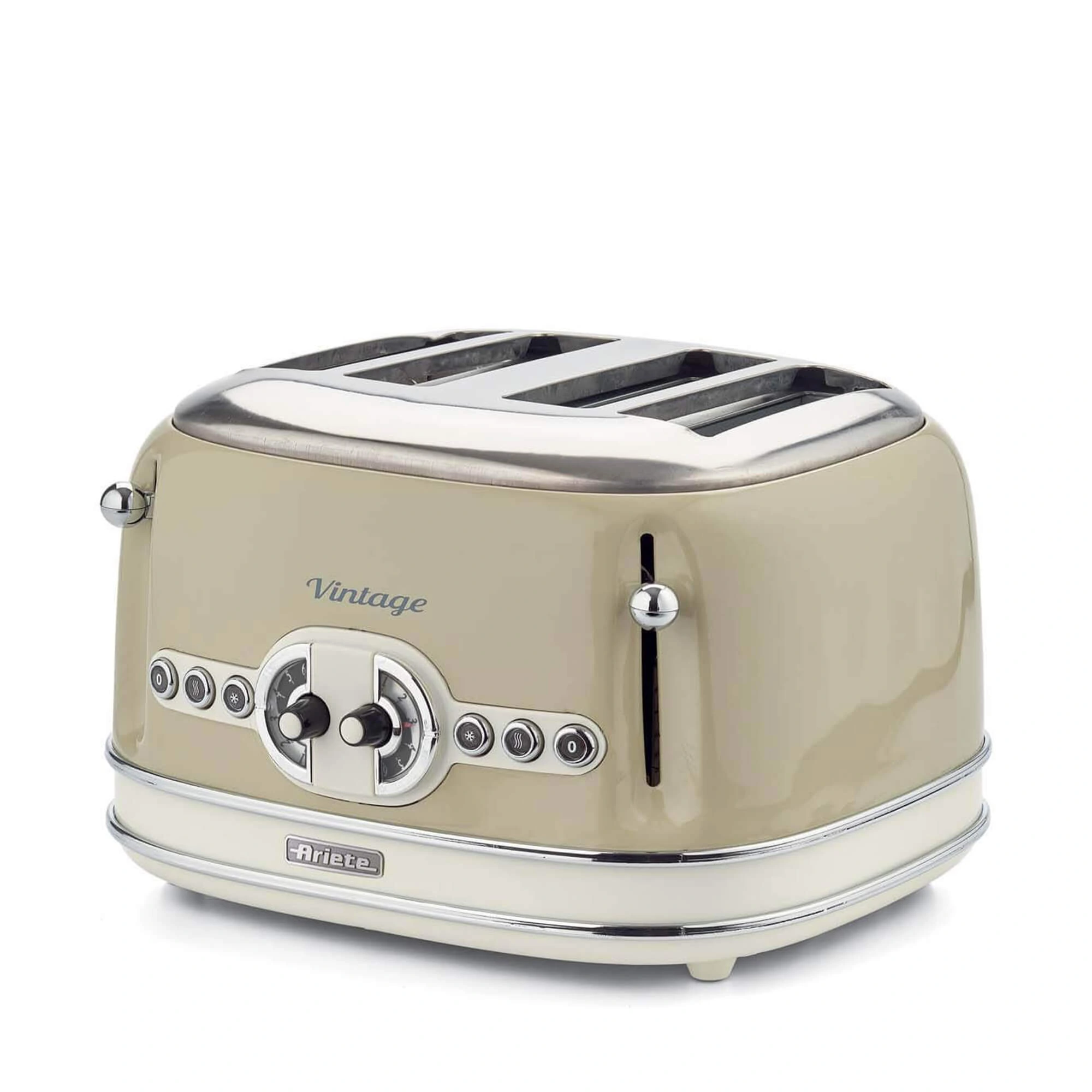 Ariete Vintage 4-Slice Toaster - Beige