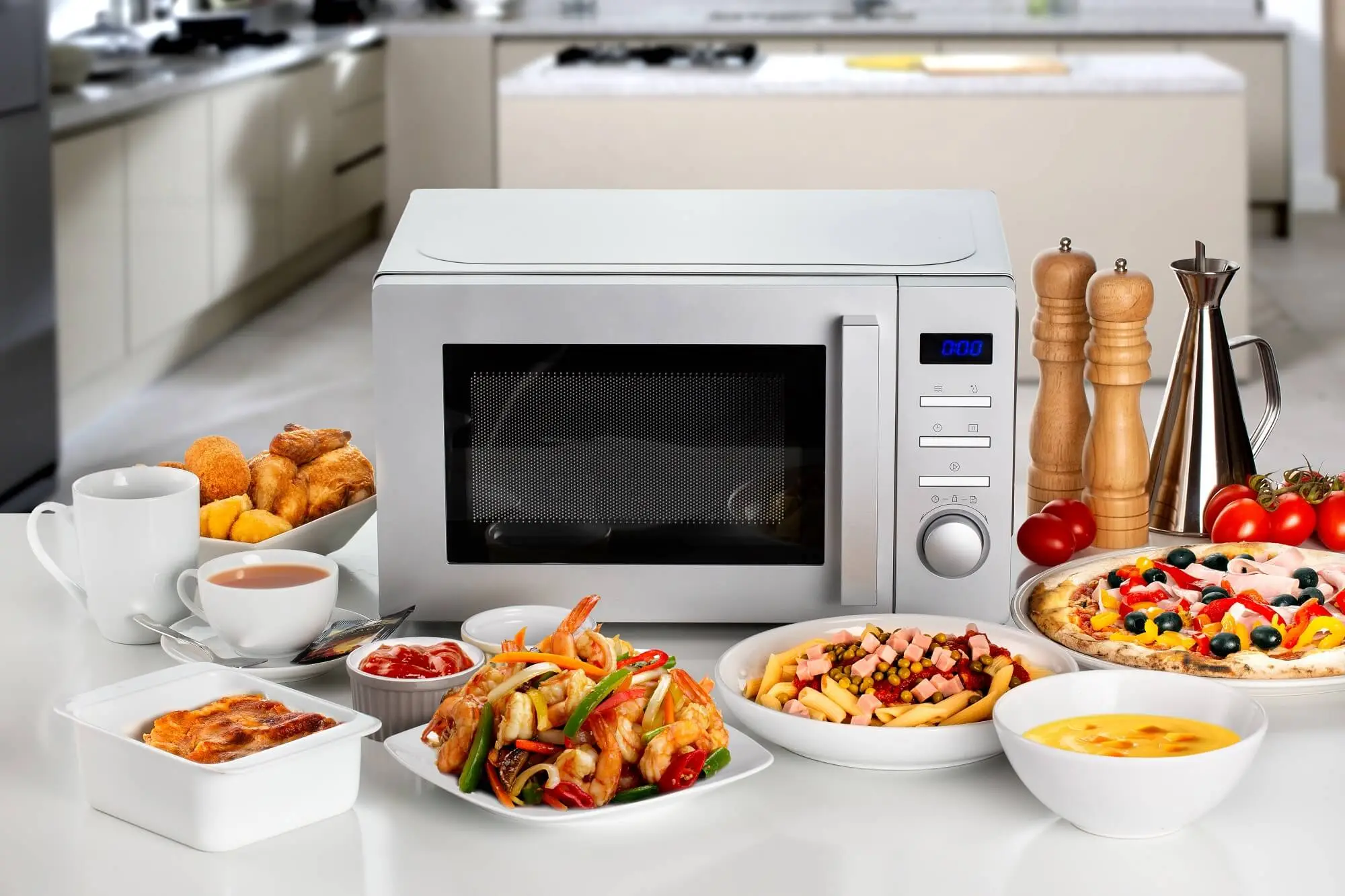 فرن مايكرويف ديجيتال 20 لتر من Ariete - فضي