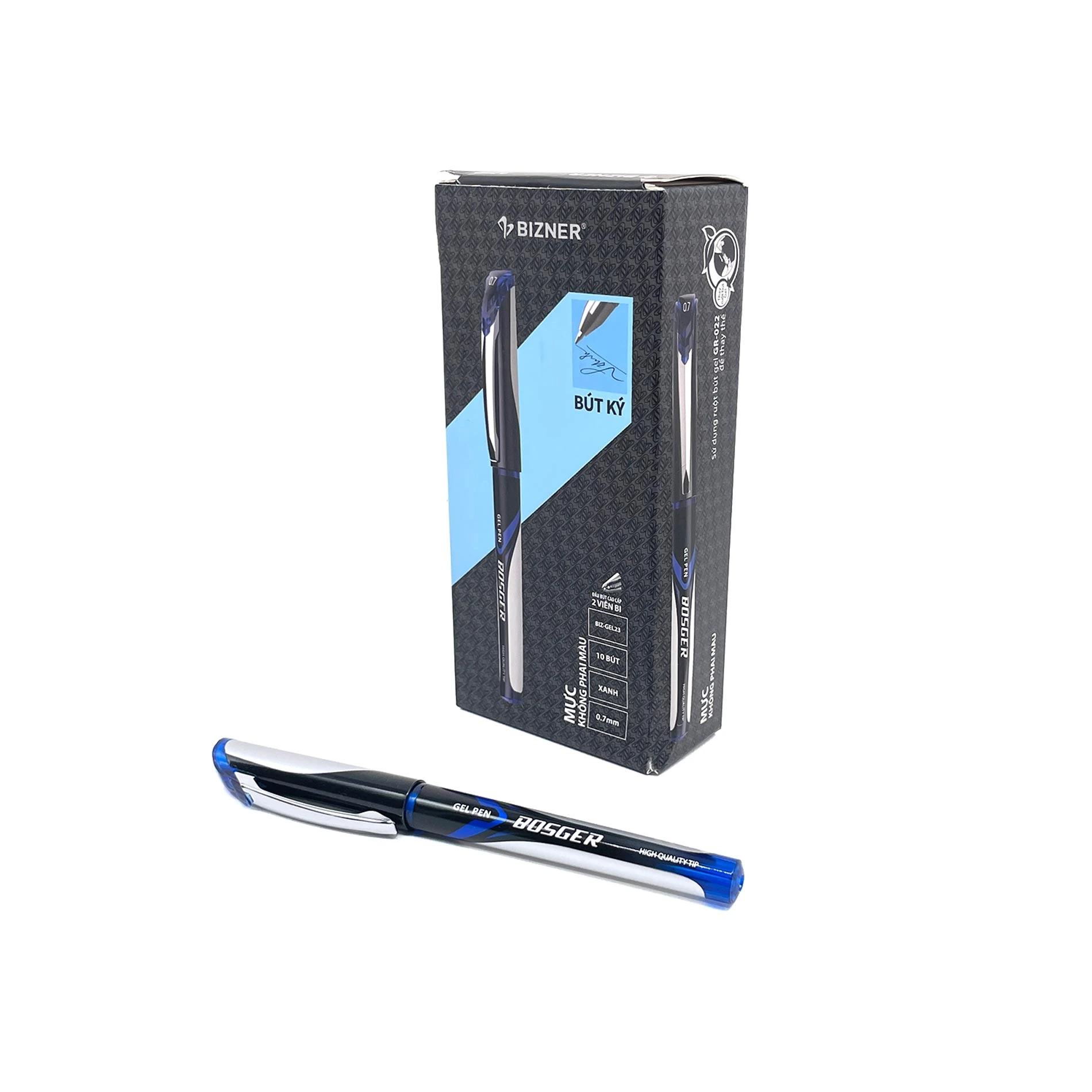 Flexoffice Gel Pen BIZ-GEL23 Blue 10 Pcs/Box