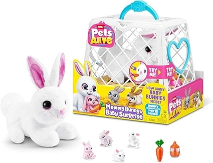 Zuru Pets Alive Mama & Baby Surprise Series 1 Mama Bunny