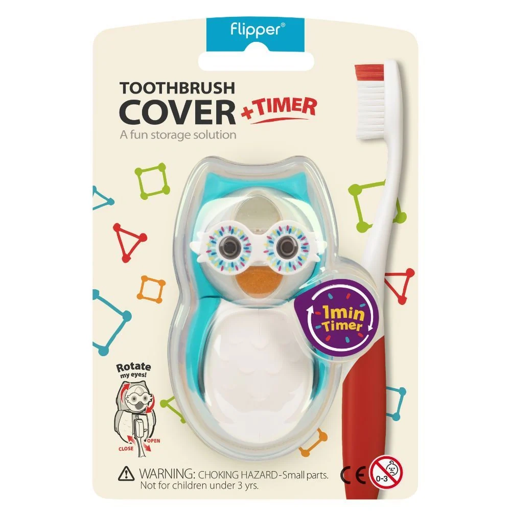 Flipper - Toothbrush Cover Owl / Smarty