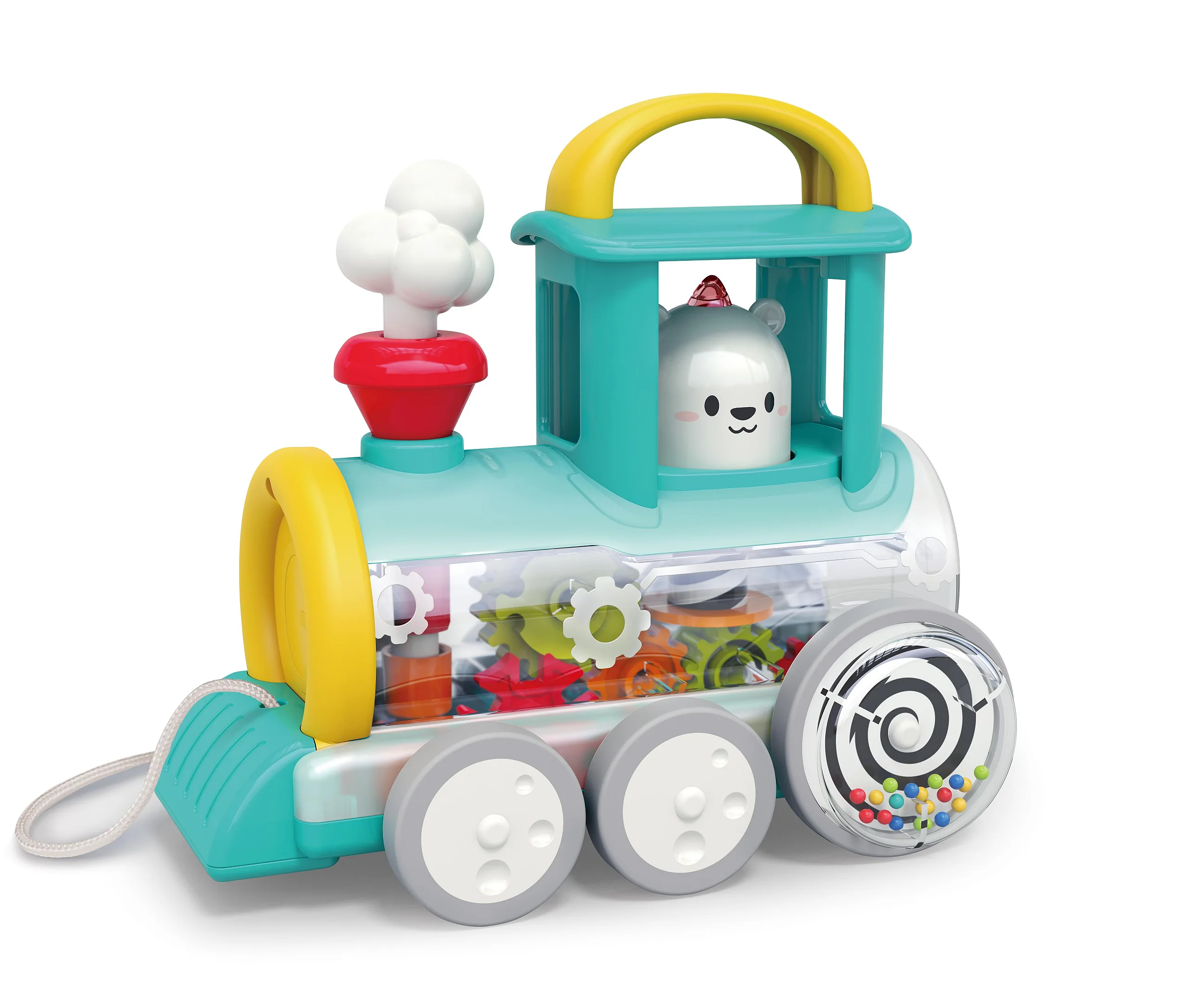 HOLA – Pull Along Train Engine (Yellow)