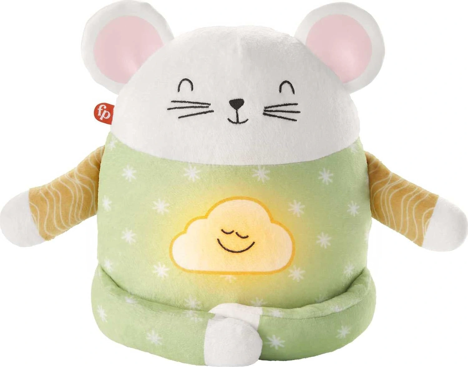 Fisher-Price Toddler Meditation Mouse Plush Toy with Guided Relaxation, Music & Lights – Ages 2+