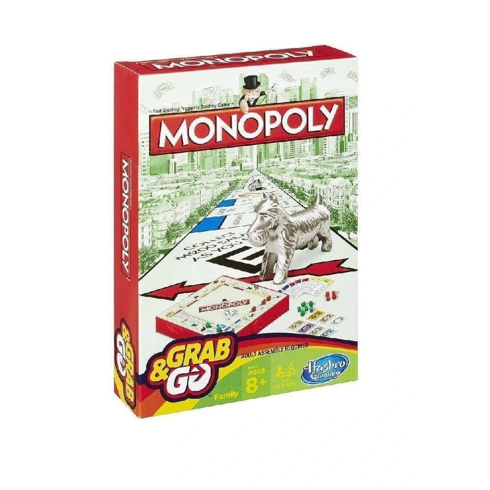هاسبرو لعبة Monopoly المحمولة Grab and Go