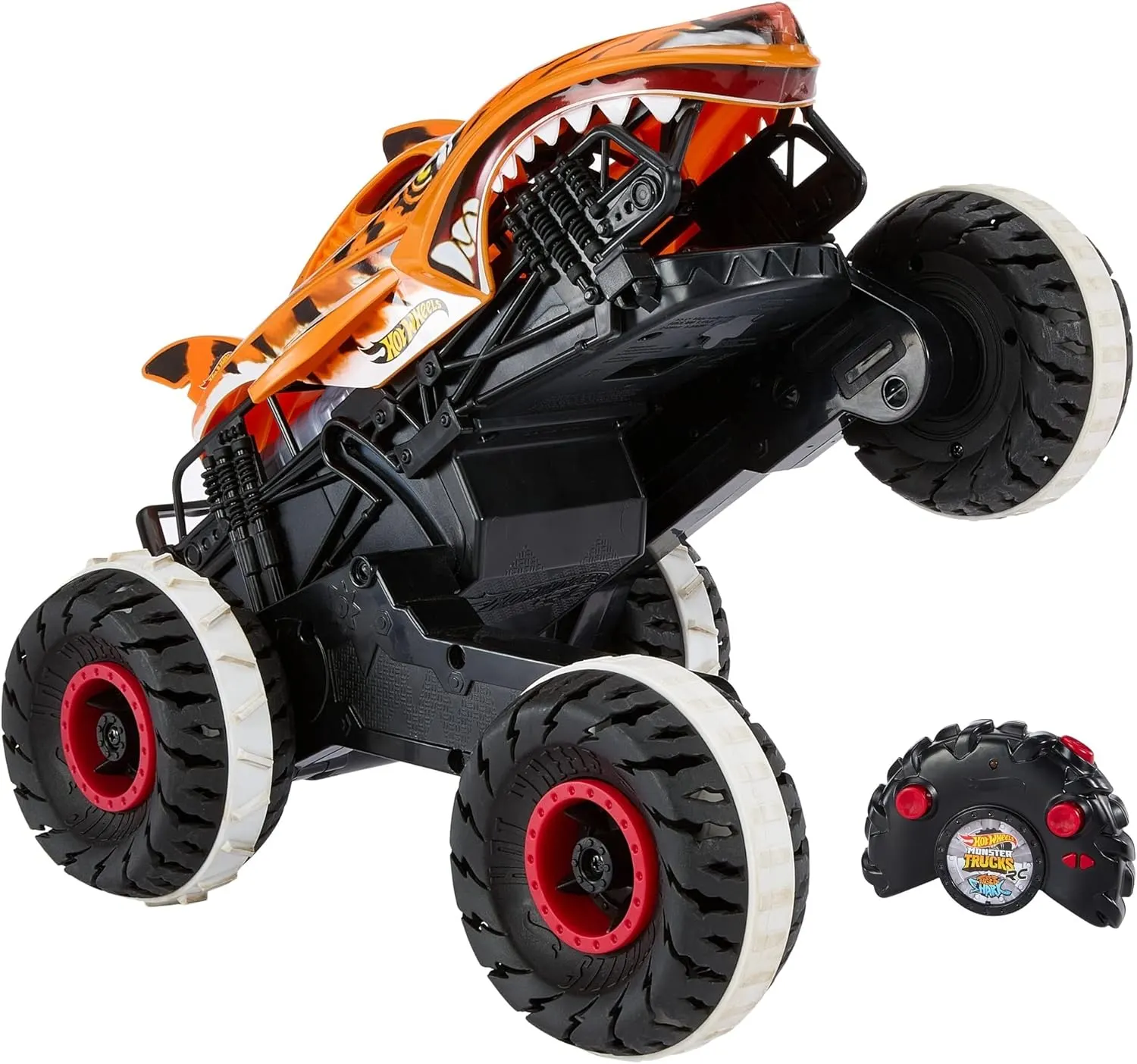 Hot Wheels RC Monster Truck Tiger Shark – Ages 4 and Up