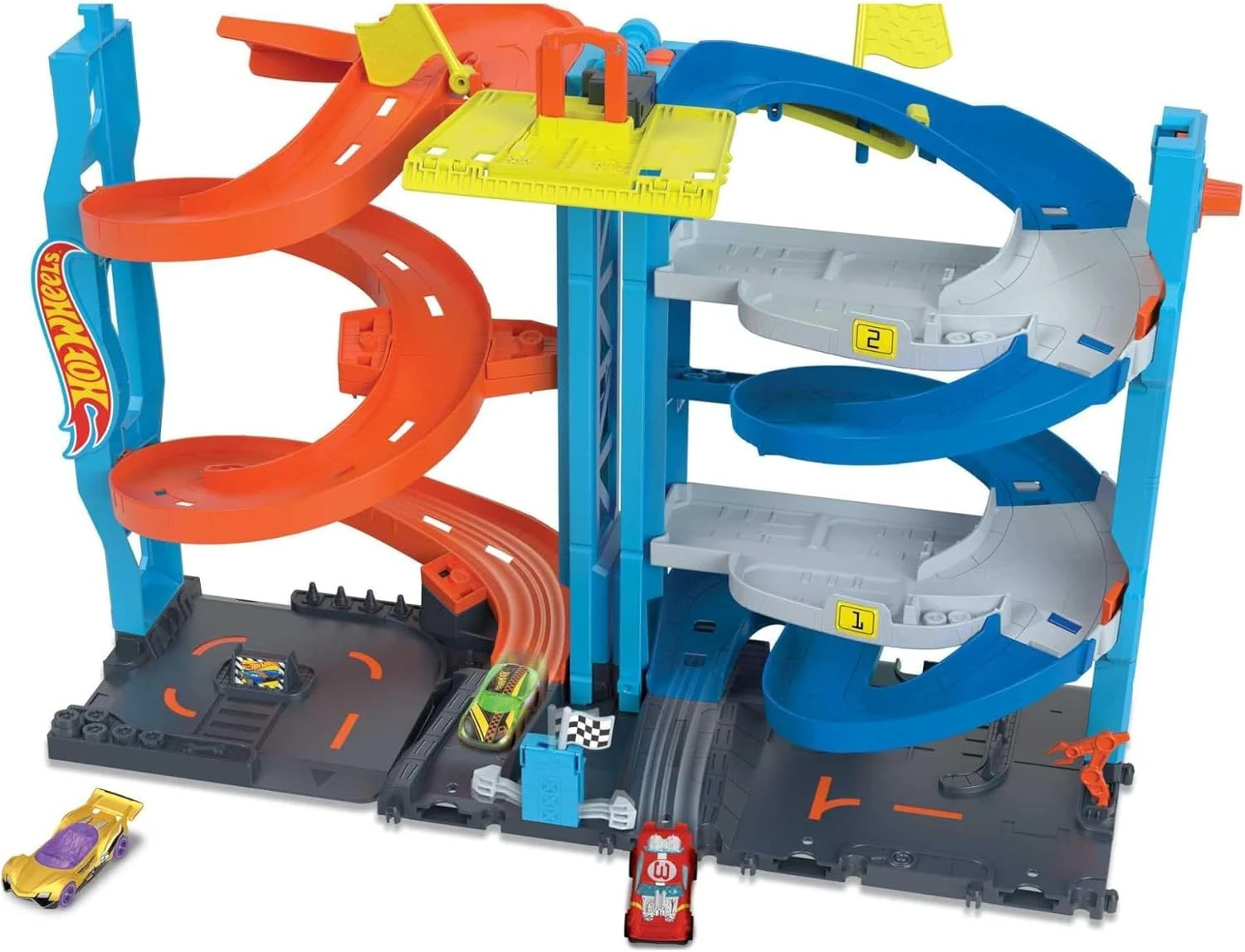 Hot Wheels Transforming Race Tower Track Set – Age 3+