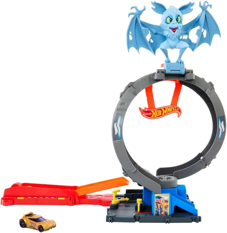 Hot Wheels Bat Loop Attack Track Set – Age 4+
