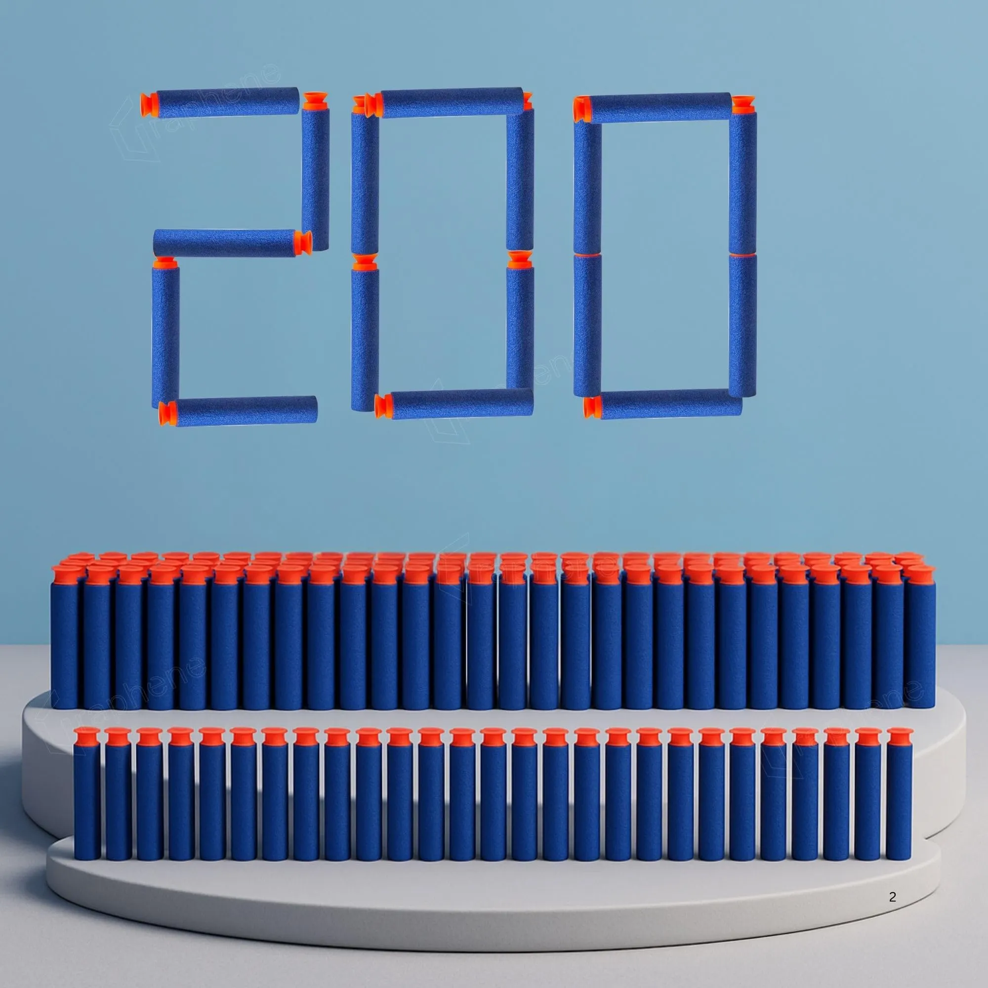 Blaze Storm – Soft Bullets with 200 Pieces – Ages 6+