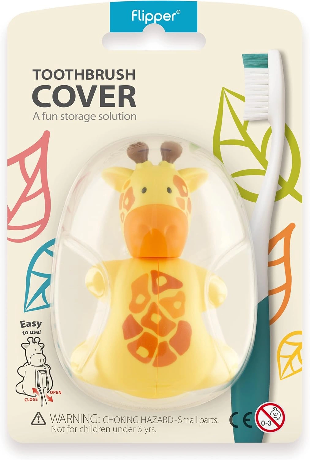 Flipper - Toothbrush Cover Animal / Giraffe